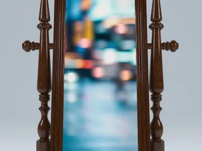 CHEVAL STAND MIRROR 3D model