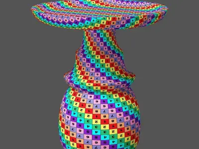 Yargici side table 3D model