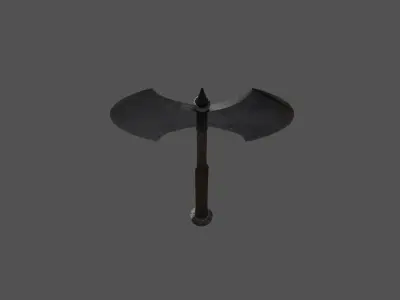 Medieval Battleaxe  Free 3D model