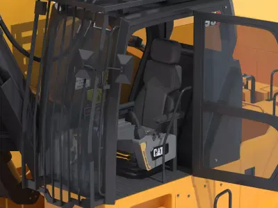 CAT Large Excavators 395 Front Shovel FS Tier 4  Stage V 3D model