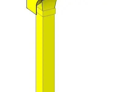 BAJADA DE FIBRA OPTICA  3D model