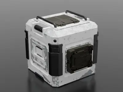 Sci-Fi Box Futuristic 3D model