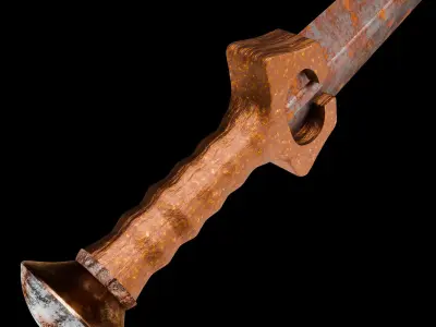 Ancient Relic Dagger 3D model