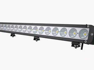 Large LED Light Bar 3D model