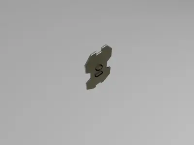 MANDALORIAN GUARD - SHIELD AND BATON 3D print model