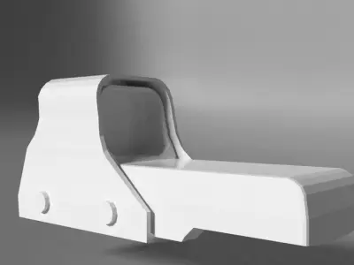 weapon sight Free low-poly 3D model