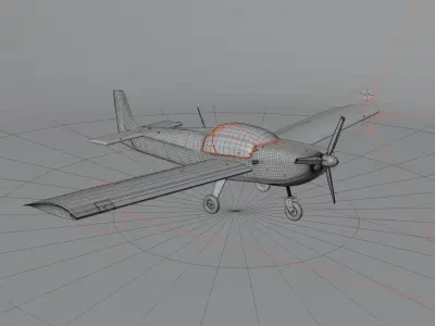 Light Sport Aircraft Zenith CH 650 3D model