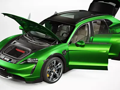2022 Porsche Taycan Cross Turismo 3D model