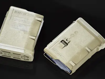 Magpul Pmag 10 Low-poly 3D model