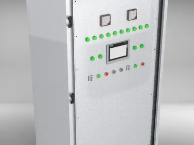 Pressure ventilation explosion-proof cabinet 3D model