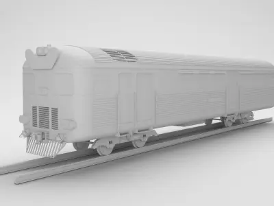 TRAIN KA KUDA PUTIH-MCDW 300 3D model