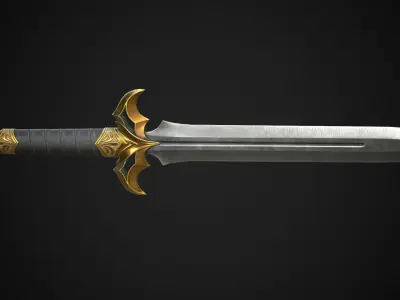 Melee Weapon Set A2 3D Model Pack