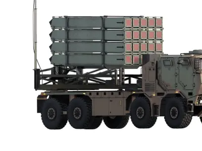 ANTI AIRCRAFT MISSILE SYSTEM 3D model