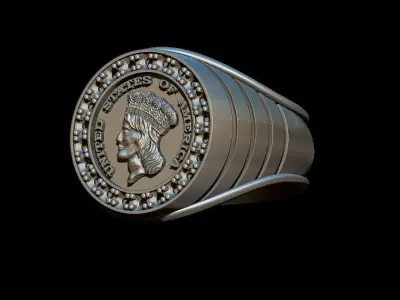 The Irishman ring 3D print model