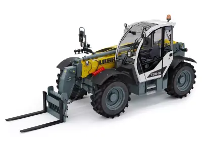 Liebherr T33 10s Telehandler 3D model