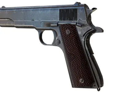 ColtM1911 Pistol Low-poly 3D model