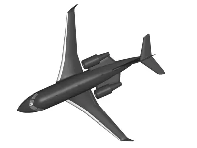 Bombardier Challenger 3D model