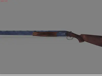 Baretta 686 Low-poly 3D model