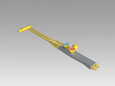 Cutting torch 3D model