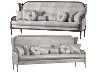 chairish french sofa art 9493 3D model