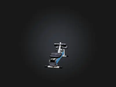 Abdominal Machine Low-poly 3D model