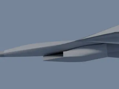 Mach 6 Advanced Manned Interceptor 3D print model