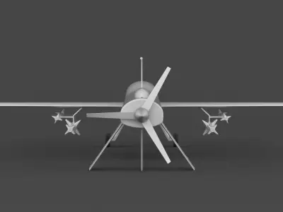 Drone 3D model by javidan from CGTrader (Polygon mesh)