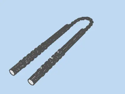 ChainStick - Steel 3D model