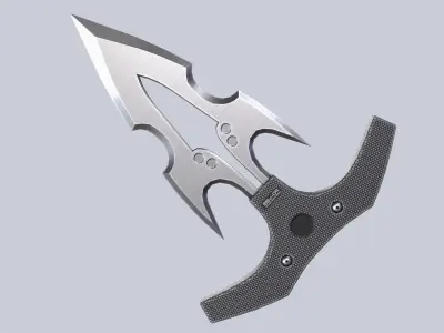 Punch dagger Low-poly 3D model