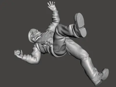 Bomber STL 3d print ready model  3D print model
