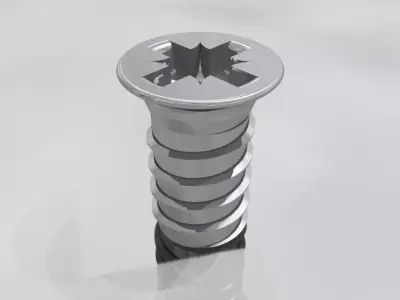 IKEA Drawer Rail Screws 100365  3D model