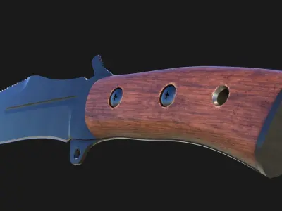 Military Knife 3D model purchase