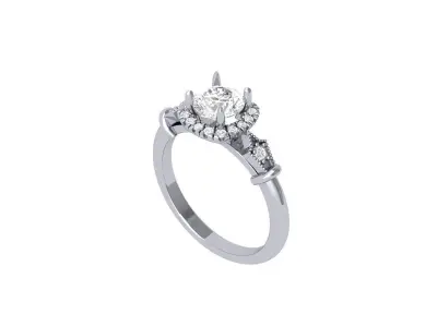 Wedding Ring  3D print model 245