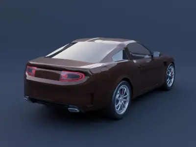 Generic Muscle Car mark 1 3D model
