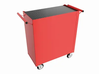 Toolbox cabinet trolley cart 3D model