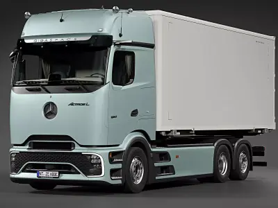 2025 Mercedes-Benz Actros L GigaSpace Box Truck 3D model