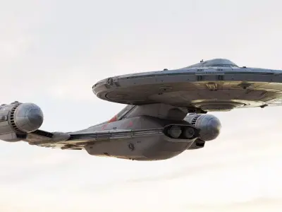 Spaceship TIE-LONG Interstellar Class Original Concept Design 3D model