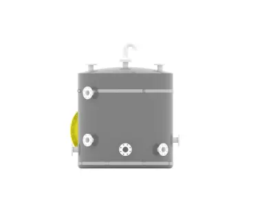 Estanque FRP 3D model