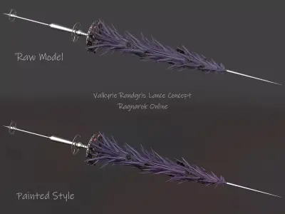 Valkyrie Randgris Lance Concept 3D model