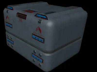 Scifi Crate 3D model purchase