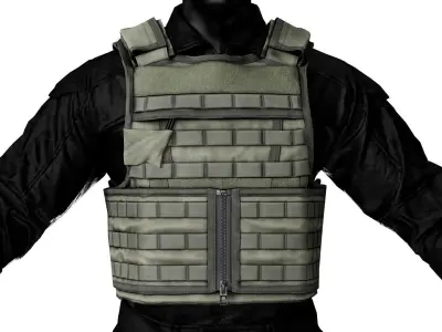 PARACLETE RAV VEST Low-poly 3D model