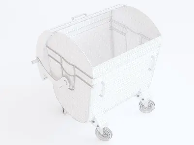 Dumpster 01 3D model