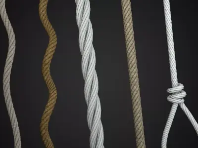 ropes and lasso 3D model