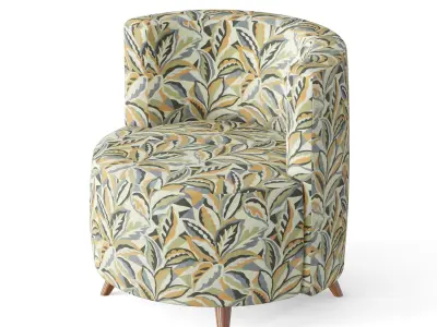 Cupcake Modern Tub Chair Low-poly 3D model