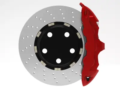 Brake system 3D model