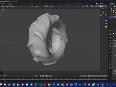 A beautiful tire model for tractor 3D model