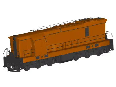 locomotive  3D model buy