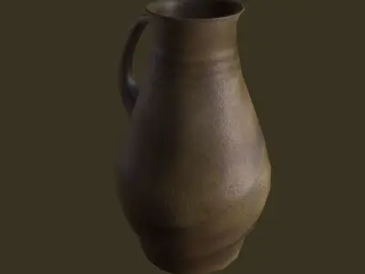 Medieval Jug  Free low-poly 3D model