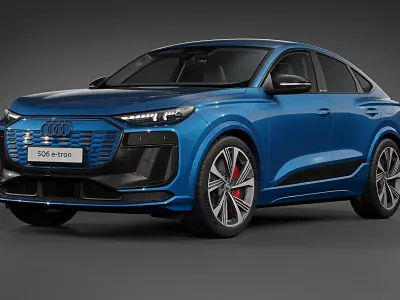 2025 Audi SQ6 Sportback e-tron 3D model