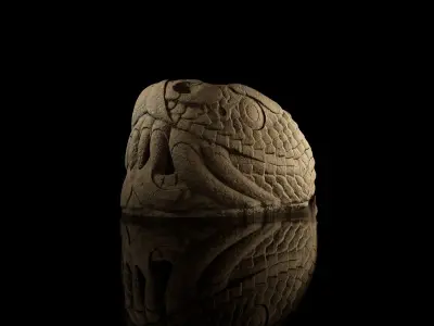 Mesoamerican Statues 3D model